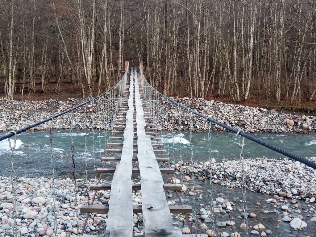 Новый мост у кордона Киша